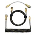 thumbnail image 1 of Cable USB tipo C Teclado mecánico RGB Conector de aviación personalizado Kuymtek ordenadores de escritorio Conector de aviación, 1 of 9