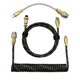 thumbnail image 2 of Cable Del Teclado Cables de aviador enchufables en espiral de Paracord de alambre de resorte en espiral para teclado mecánico Likrtyny Para estrenar, 2 of 9