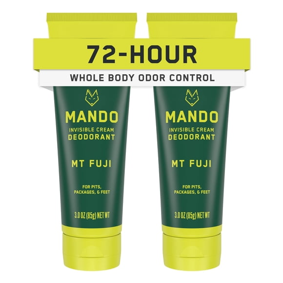 Desodorante Mando Whole Body para hombre, 72 horas, control de olores, 90 ml, 2 unidades
