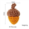 thumbnail image 2 of 30 Piezas de Bellotas de Conos de Pino de Ganchillo de Hilo Hecho una Mano para DIY, Colgante de Bolso, Accesorios de Ropa, 2 of 5
