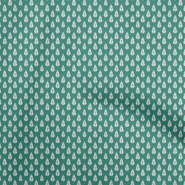 oneOone Cotton Poplin Sea Green Fabric Asian Block Sewing Craft Projects Fabric Prints By Yard 56 Inch Wide