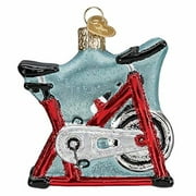 Old World Christmas Spin Cycle Glass Ornament Exercise Health 44152