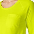 thumbnail image 5 of Dickies Women's Cooling Long Sleeve Pocket T-Shirt, Bright Yellow, M, 5 of 5
