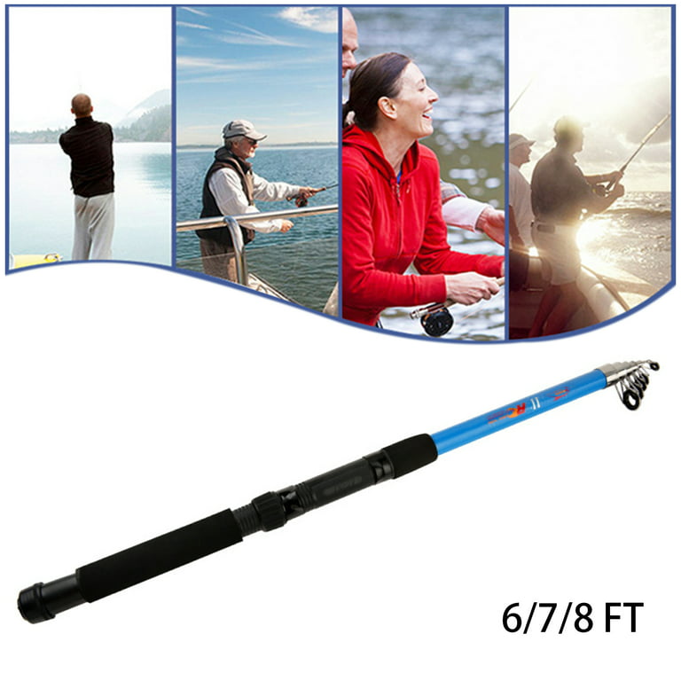 Winter Fishing Rod Set Outdoor Sports Mini Feeder Telescopic Fishing Pole  Compact Tackle Travel Freshwater Bag