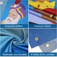 thumbnail image 3 of Christmas Banner Garage Door Decorations Christmas Backdrop Decoration Winter Large Door Cover Decoration Indoor Outdoor for Christmas Holiday Party Supplies, 6 x 13 ft (Nativity), 3 of 6