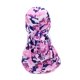 thumbnail image 3 of Gorro tipo bandana, gorro sedoso, pañuelo para la cabeza, cinta para la cabeza de cola larga, imitación de seda transpirable Púrpura, 3 of 9