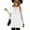 White, variant on Fjuchai Womens Denim Vest Jacket Summer Sleeveless Detachable Hooded Denim Waistcoat XS-XL