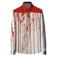 thumbnail image 1 of Chemise Décontractée à Manches Longues Imprimée 3D pour Hommes Halloween Mode Confortable pour Automne, 1 of 2