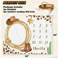 thumbnail image 3 of Manta Baby Milestone Gicoherero 102 x 127 cm con estampado de vaquita occidental, 3 of 5