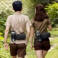 thumbnail image 1 of Riñonera deportiva impermeable, bolsa de agua portátil, diseño de acceso rápido, material de algodón duradero, para fitness, senderismo, running, resistente al agua, equipo de viaje, correas, 1 of 5