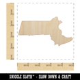 thumbnail image 2 of Massachusetts State Silhouette Wood Shape Unfinished Piece Cutout Craft DIY Projects - 4.70 Inch Size - 1/4 Inch Thick, 2 of 7