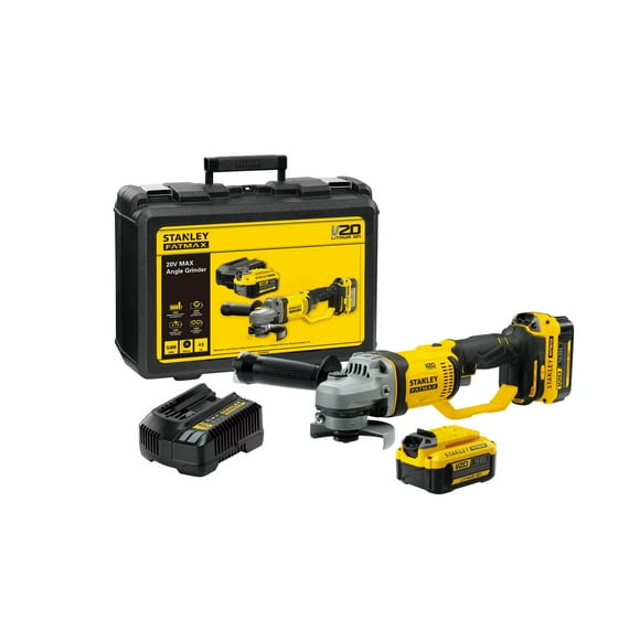 STANLEY KIT ESMERILADORA 20V ION LITIO SCG400M2K-B3