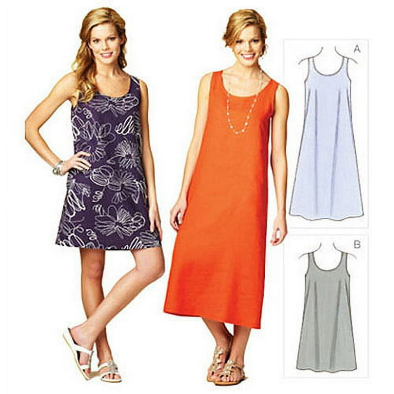 Kwik Sew K2982 Dresses Sewing Pattern, Size XS-S-M-L-XL