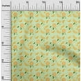 thumbnail image 2 of oneOone Cotton Poplin Twill Lime Fabric Coffeeinated & Vaccinated Dress Material Fabric Print Fabric By The Yard 56 Inch Wide, 2 of 4