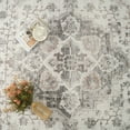 thumbnail image 6 of FEELHOME 2'x6' Runner Rugs Washable Carpet Vintage Medallion Non Slip Soft Carpet Indoor Runner for Bedroom Hallway Kitchen Entryway Laundry Gray, 6 of 7