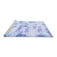 thumbnail image 2 of Ahgly Company Machine Washable Indoor Rectangle Abstract Blue Modern Area Rugs, 2' x 3', 2 of 4