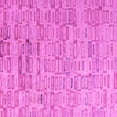 thumbnail image 1 of Ahgly Company Indoor Square Abstract Pink Modern Area Rugs, 7' Square, 1 of 4