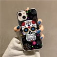 thumbnail image 3 of Funda De Silicona TPU Compatible Con Motorola Moto E13 E22 E22I Edge 30 Fusion G52 G42 G32 G23 G22 MY-7 Calaveras De Colores, 3 of 4