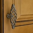 thumbnail image 3 of GlideRite 4 in. Classic Oval Twisted Birdcage Cabinet Knobs, Satin Nickel, Pack of 25, 3 of 5