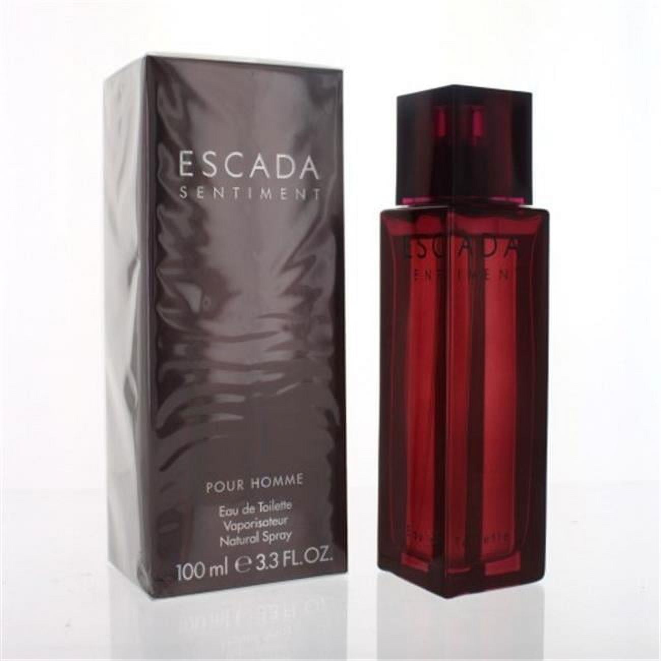 Escada Sentiment Perfume, Eau de Toilette Spray for Men, 3.4 Oz
