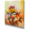thumbnail image 2 of Bouquet de Fleurs Peint à la Main - Grande Impression sur Toile Florale, 2 of 4