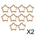 thumbnail image 1 of Mosquetón En Forma De Estrella De Cinco Puntas, 2x10 Uds., Para Botellas De Agua, Mochilas, Pesca, Dorado, 1 of 8