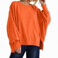 thumbnail image 2 of Towmus Womens Oversized Sweatshirt Crewneck Long Sleeve Shirts Pullover Sweatshirts Y2k Winter Clothes, 2 of 6