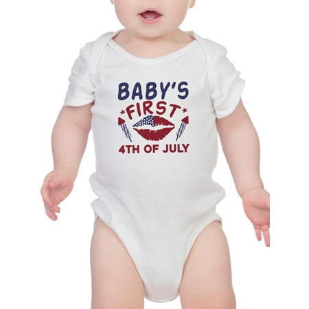 

Infant First 4Th Of July Kisses Bodysuit Infant -Image by Shutterstock 24 Months