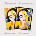 thumbnail image 2 of I Dream In Yellow Bright Women Fun Bold Extra Large XL Wall Art Poster Print, 2 of 5