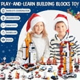 thumbnail image 4 of Advent Calendar 2025 Boys, 24 Days STEM Space Exploration Space Shuttle & Spaceship Building Block  Countdown Calendar Gift Box, 12-In-1 Launcher Rocket Bricks for Boy Girl Kid Age 6+, 4 of 6