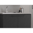 thumbnail image 5 of Miekor Furniture Napoles 2 Utility Sink with Cabinet, Stainless Steel Countertop, Interior Shelf-Black B5A7469, 5 of 5