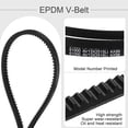 thumbnail image 3 of Uxcell AX99 Rubber V-Belt, Raw Edge Cogged V Belt 1/2" Width x 99" Length, 3 of 5
