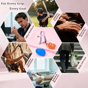 CYFIE Grip Strength Trainer with Adjustable Resistence 10-132 Lbs, Hand Grip Strengthener, Finger Strengthener, Stress Relief Ball, Forearm Strengthener, Ideal for Athletes and Physical Therapy