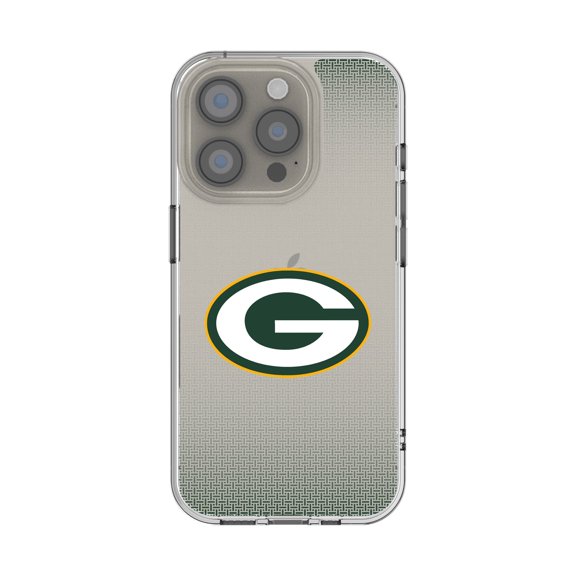 Green Bay Packers Linen Logo iPhone Clear Case