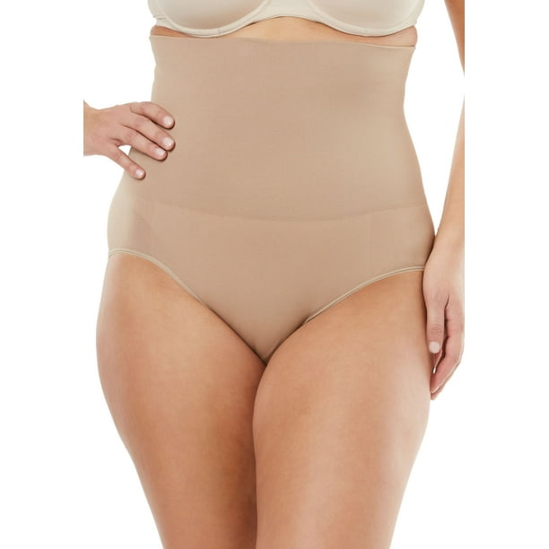Secret Solutions Women's Size Seamless Waist Brief Body Shaper - Walmart.com