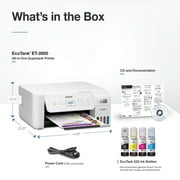 Epson EcoTank ET-2800 Wireless Color All-in-One Cartridge-Free Supertank Printer with Scan and Copy - The Ideal Basic Home Printer - White