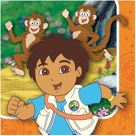 16 Go, Diego, Go! Beverage Napkins by AMERICAN GREETINGS CORPORATION