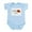 Sky Blue, variant on CafePress - Poppy Girl Infant Creeper - Baby Light Bodysuit, Size Newborn - 24 Months