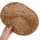 thumbnail image 5 of Moluckfu Individual Tejido Para Comedor Estilo Rattan Plástico Duradero Para Cocina Decorativa Marrón Claro, 5 of 7