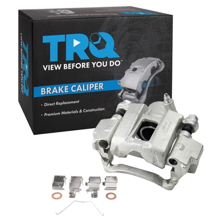 TRQ New Rear Disc Brake Caliper with Bracket & Hardware for Toyota Lexus