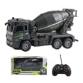 thumbnail image 2 of Limited Time Deal Iumwxz Children Remote Control Engineering Car 1/32 Four-way Lighting Simulation Toy Engineering Remote Control Car Birthday Gifts for Kids up to 90% off Summer Clearance, 2 of 6