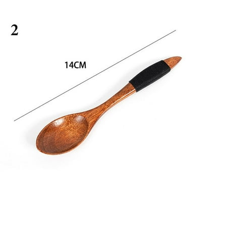 

8 Styles Kitchen Tableware Tableware Cereal Rice Soup Spoon Natural Wood Spoon Home Tableware Dinner Kit