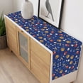 thumbnail image 6 of Baseball Sports Table Runner Modern Classic American Balls Blue Tablerunners 13 x 36 Inch, Table Decorations Tabletop Scarf for Summer Gathering Holiday Farmhouse Kitchen Dining Decor, 6 of 8