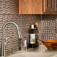 thumbnail image 4 of FASÄDE Terrain Decorative Vinyl Backsplash 15 sq ft Kit in Brushed Nickel, 4 of 7