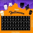 thumbnail image 5 of Twfbrm Halloween Disposable Tablecloth, 54x108 inch Plastic Rectangle Skeleton Table Cloth, Waterproof Wipeable Gothic Style Table Cover Halloween Table Decorations for Party Dining Birthday, 5 of 9