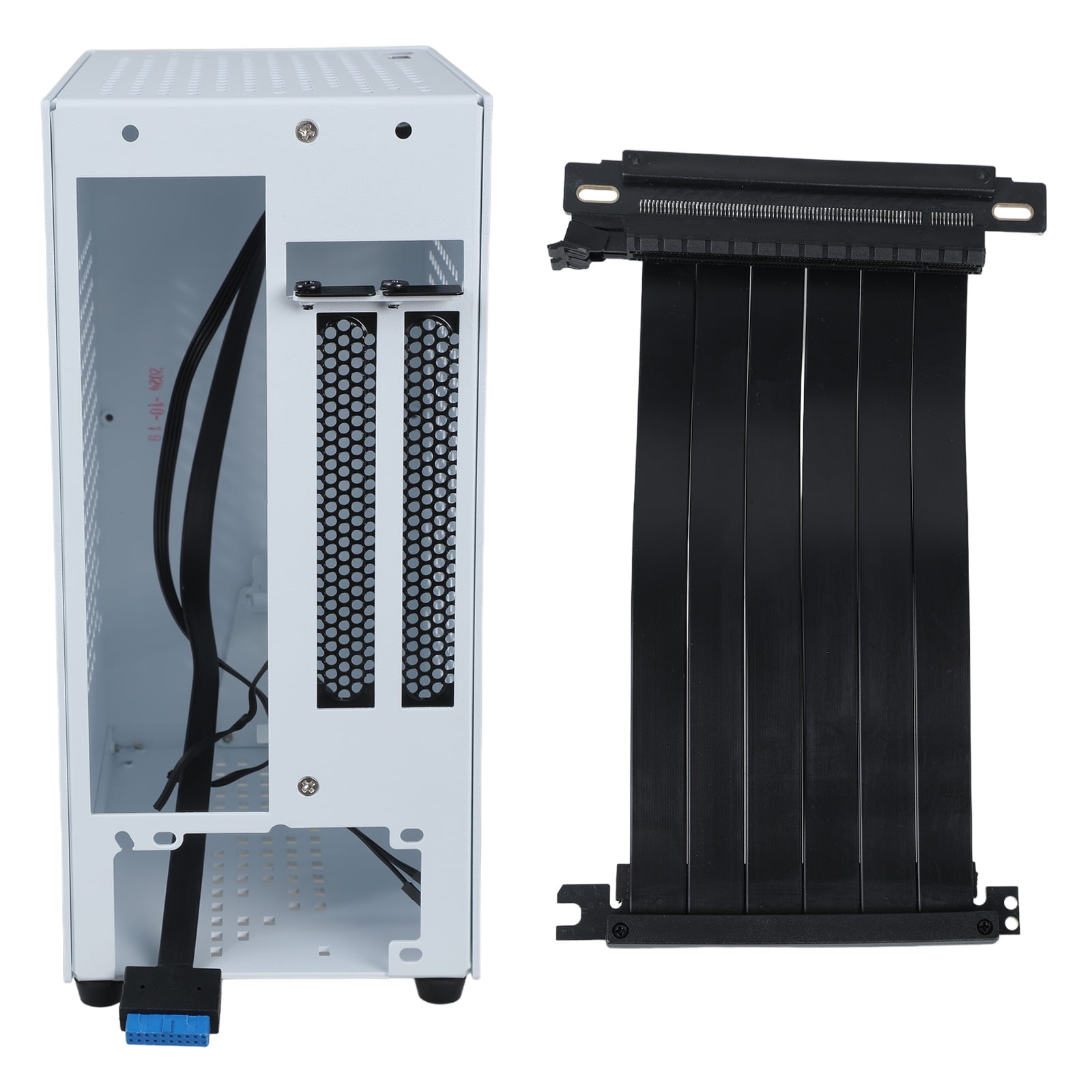 A07 Desktop ITX Chassis Game Graphics Card All Aluminum Case Supporting Small 1U Power Supply