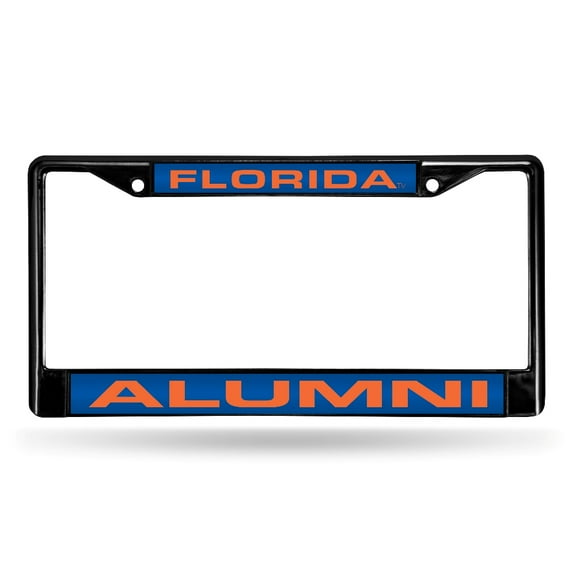 Florida-ALUMNI-Gator's Black Metal License Plate Frame Holder