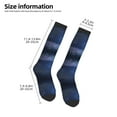 thumbnail image 5 of Balery Retro Blue Glitter Fun Novelty Socks Men'S Women'S Crew Socks Funny Crazy Novelty Socks Quirky And Cool Socks, 5 of 9