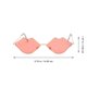 thumbnail image 3 of EeaseMX 1 par de gafas de sol con forma de labio, gafas de fiesta creativas, gafas de sol para mujer, 3 of 7