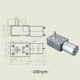 thumbnail image 3 of Motor De Reducción De Engranajes DC 12V Gear Motor Acero inoxidable 2-100RPM Cuadrado para Micro Winch (100RPM) Wdftyju Libre de BPA, 3 of 3